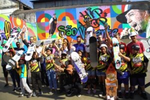 Praça dos Skatistas é revitalizada São Vicente