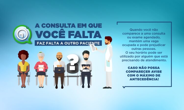 Prefeitura alerta quanto ao número elevado de pacientes faltosos em consultas e exames médicos