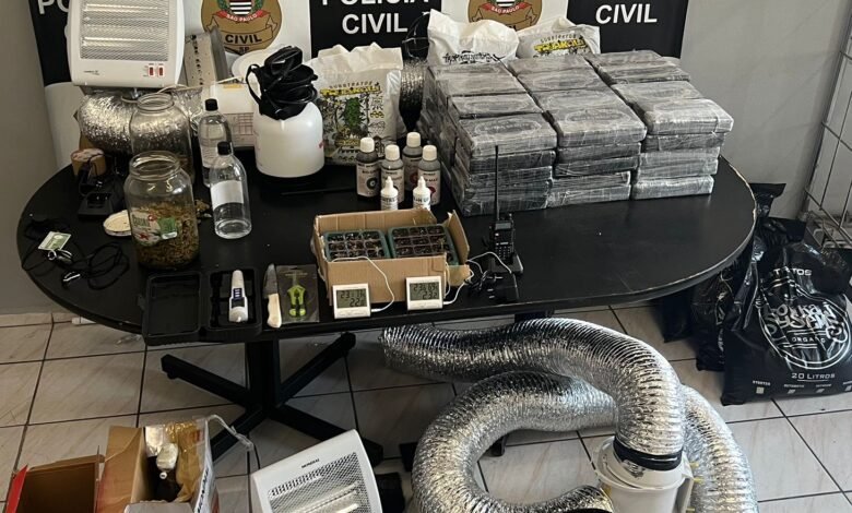 Laboratório de preparação de drogas é localizado em Santos