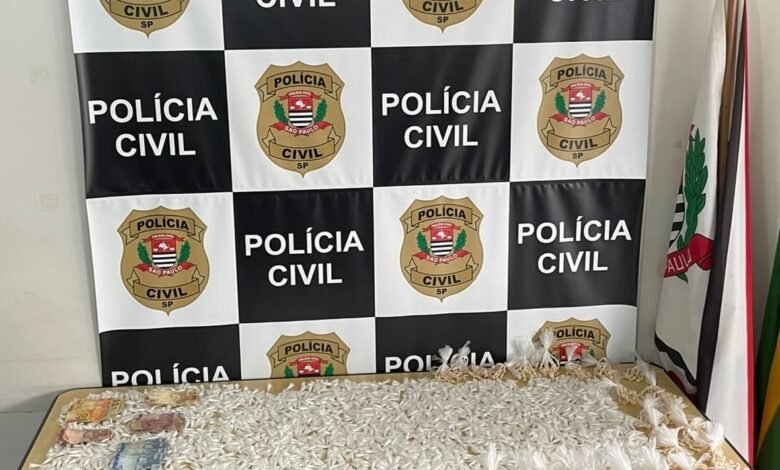 Homem com mais de 4 mil porções de drogas no Vale do Ribeira é preso
