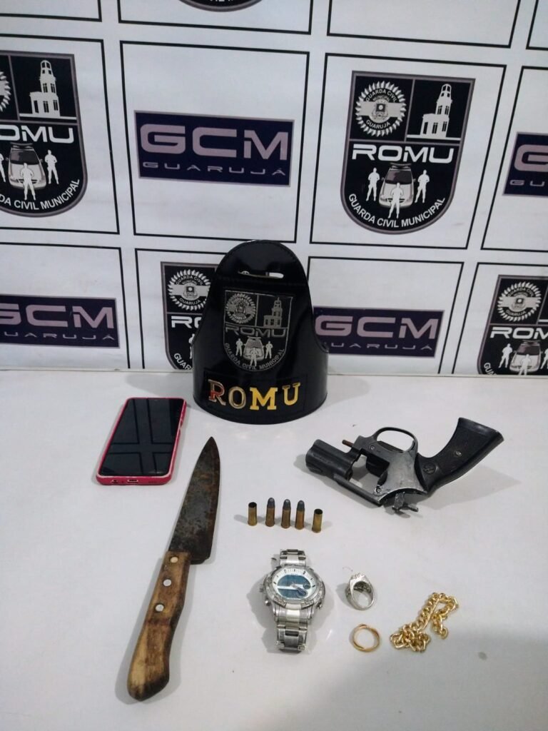 Romu captura indivíduo por roubo na Enseada