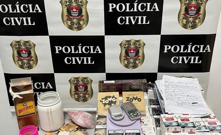 Suspeito de associação ao tráfico de drogas é preso em flagrante em Cubatão