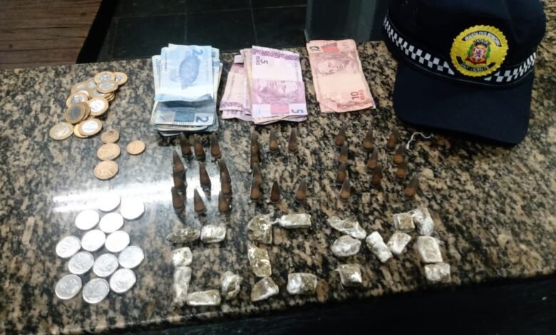 GCM de São Vicente apreende drogas no Morro dos Barbosas