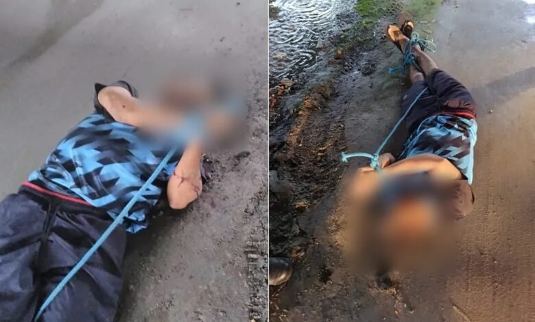 Homem é achado morto com mãos e pés amarrados em Santos
