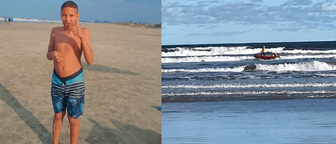 Menino de 13 anos desaparece no mar após ser puxado por correnteza em Itanhaém