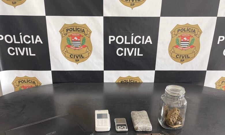 Polícia Civil prende homem envolvido com o tráfico de drogas na região
