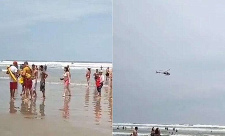 Corpo de adolescente de 16 anos foi encontrado no mar de Praia Grande, SP