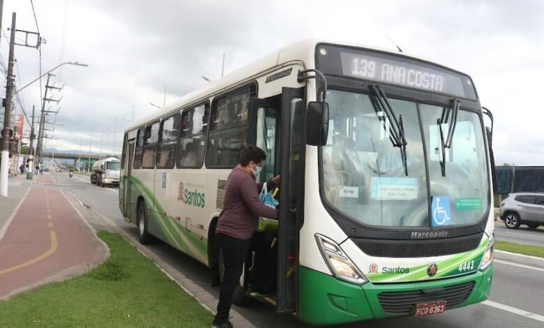 Linhas de ônibus de Santos passam a ter trajeto ampliado