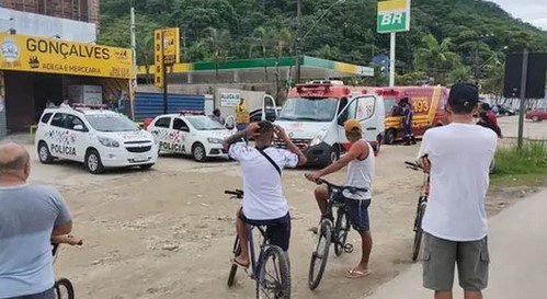 Homem sofre choque ao encostar em fio de alta tensão em Ubatuba