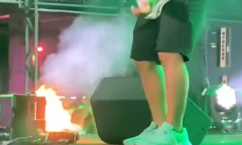 VIDEO - Incêndio no Show de Anitta não deixa feridos