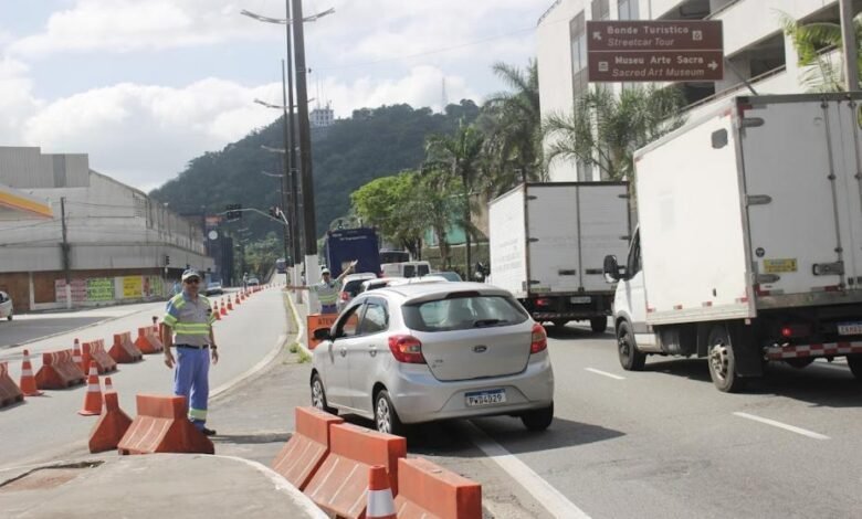 Faixa adicional da Entrada de Santos vai ser reativada
