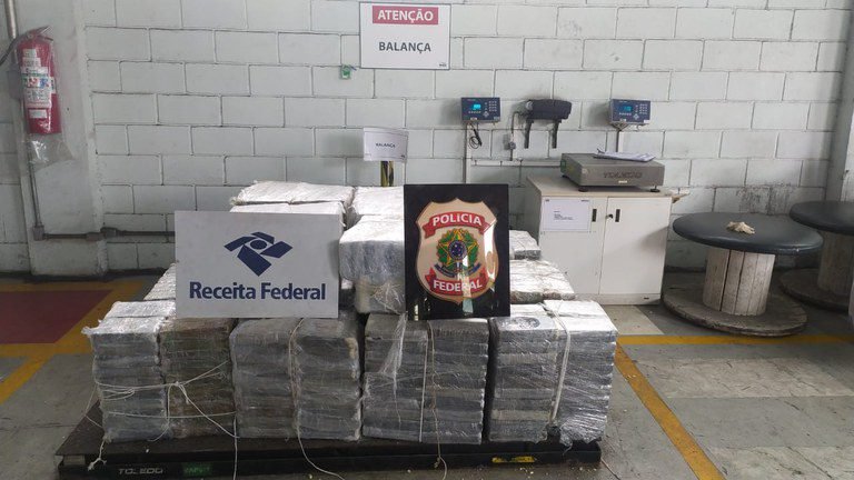 887 kilos de drogas são encontrados no Porto de Santos