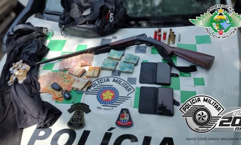 Quadrilha é presa após roubo de carro e R$22 mil reais em Ubatuba