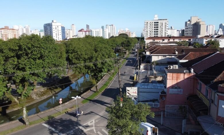 Santos começa programa de revitalização de ruas e avenidas