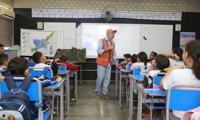Defesa Civil ensina nas escolas medidas de prevenção a acidentes e desastres naturais