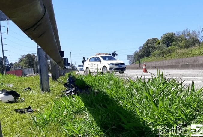 Duas pessoas morrem em acidente com moto na Anhanguera
