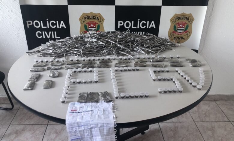 Depósito de drogas em São Vicente é descoberto pela Polícia