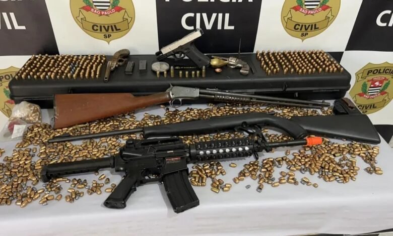 Homem é preso com mais de 2 mil munições em Itanhaém