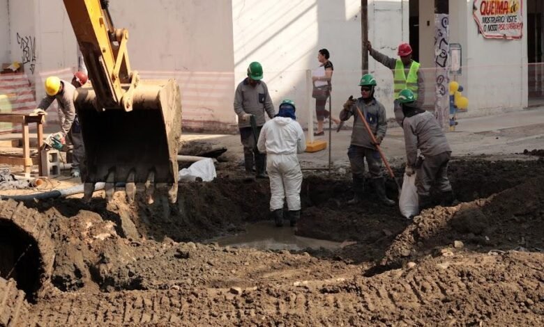 Mais um trecho no Centro de Santos será fechado para obras do VLT