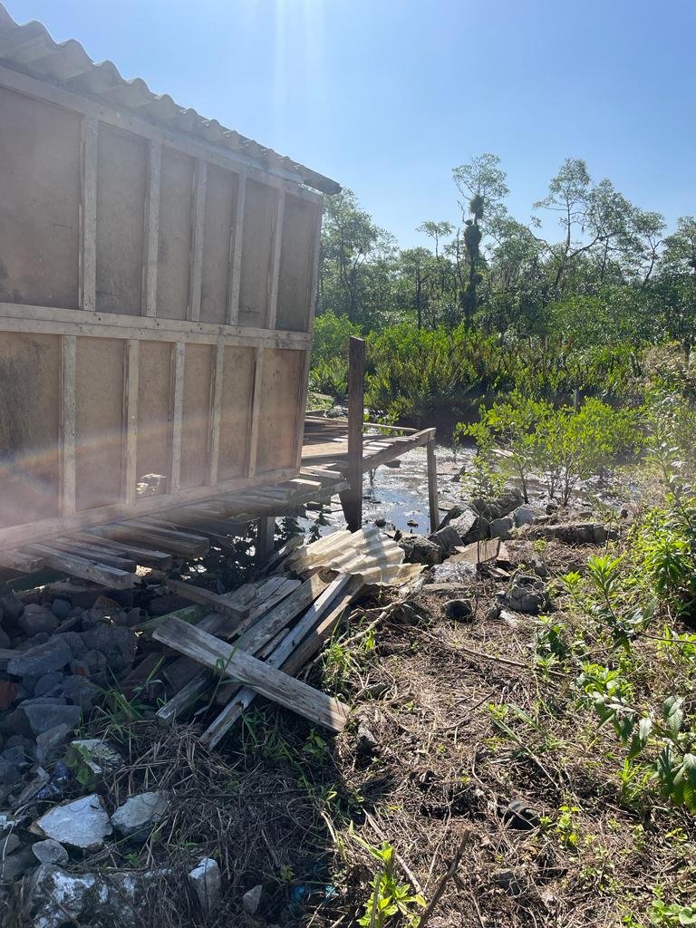 Polícia apresenta resultados de operação no bairro Fazendinha, Área Continental de São Vicente