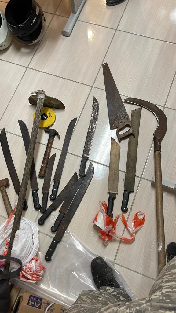 Polícia apresenta resultados de operação no bairro Fazendinha, Área Continental de São Vicente