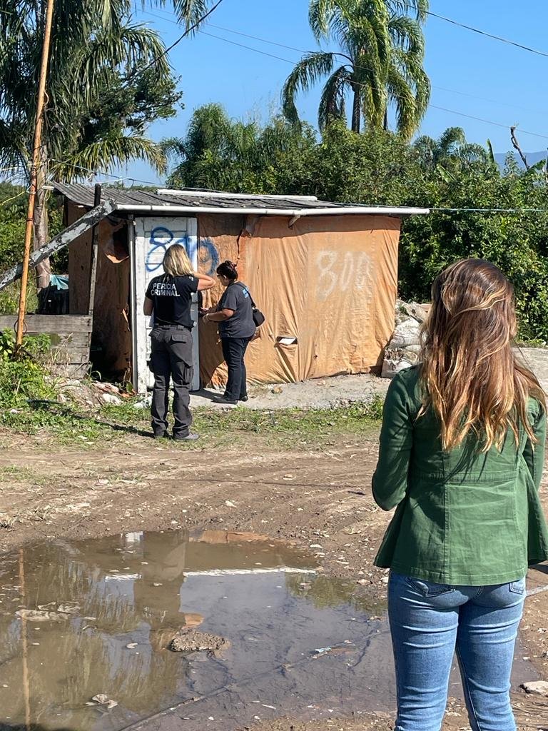 Polícia apresenta resultados de operação no bairro Fazendinha, Área Continental de São Vicente