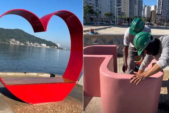 Píer dos Apaixonados é alvo de vandalismo e passa por reparo antes de ser inaugurado