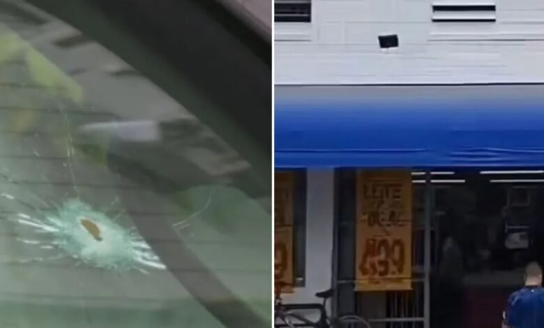 Mulher é baleada após tentar proteger filha de 10 anos