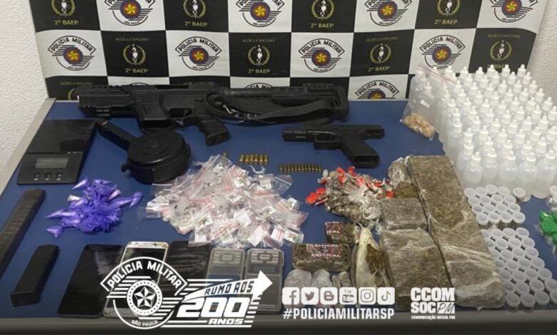 Kit de Conversão de Pistola para Submetralhadora é apreendido pela Polícia
