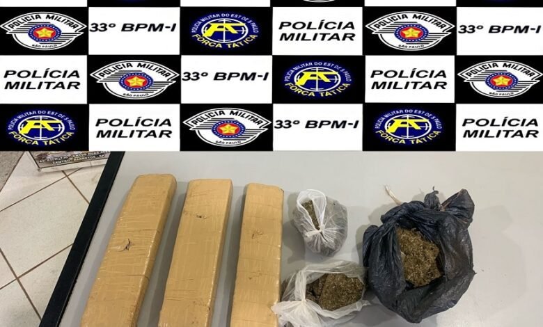 Equipe da Força Tática da Polícia Militar de Olímpia, flagrou uma situação que culminou com a prisão de mais um olimpiense por crime de tráfico de drogas.