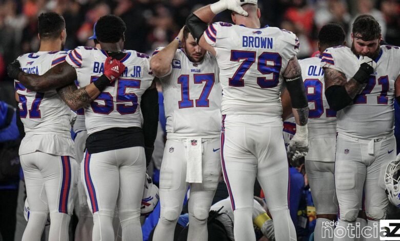 VÍDEO - Jogador da NFL começa a despertar após sofrer parada cardíaca em jogo