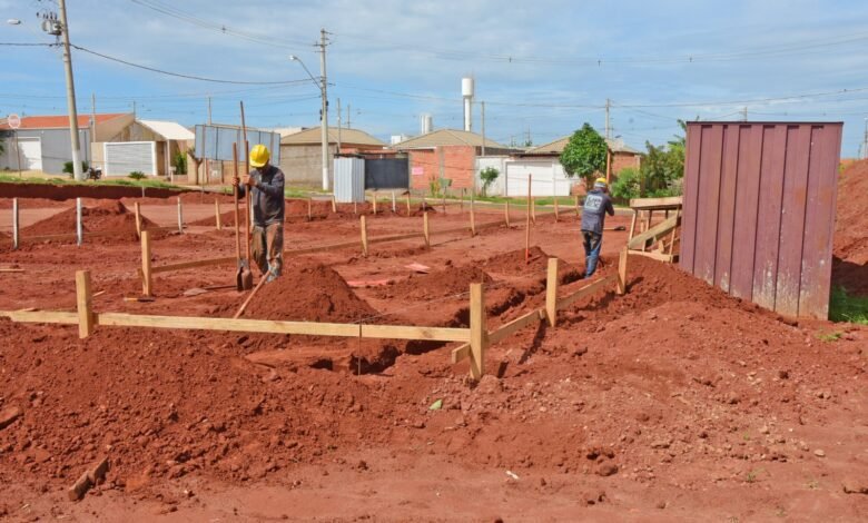 Obra da UBS do bairro Vida Nova entra na fase de fundação
