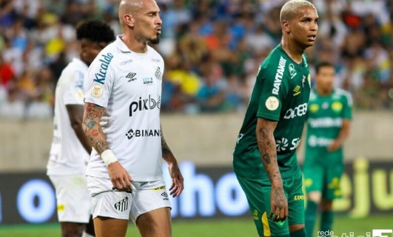 Santos cada vez mais próximo da zona de rebaixamento